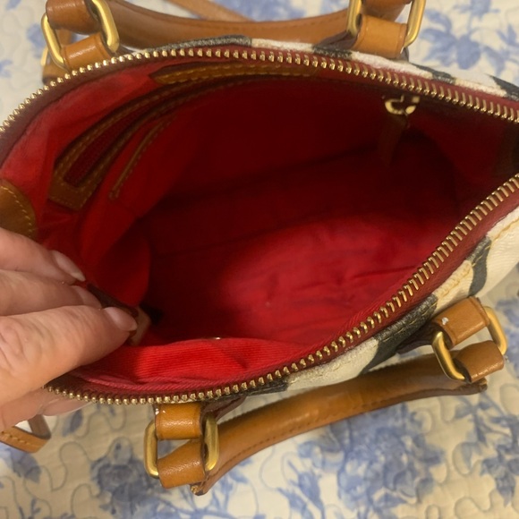 Dooney & Bourke Black and White Zebra Crossbody Bag - Picture 5 of 5